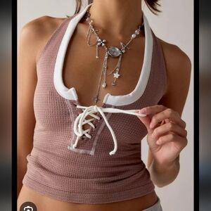 Urban Outfitter Halter Crop TopSz XXS/XS NWT
